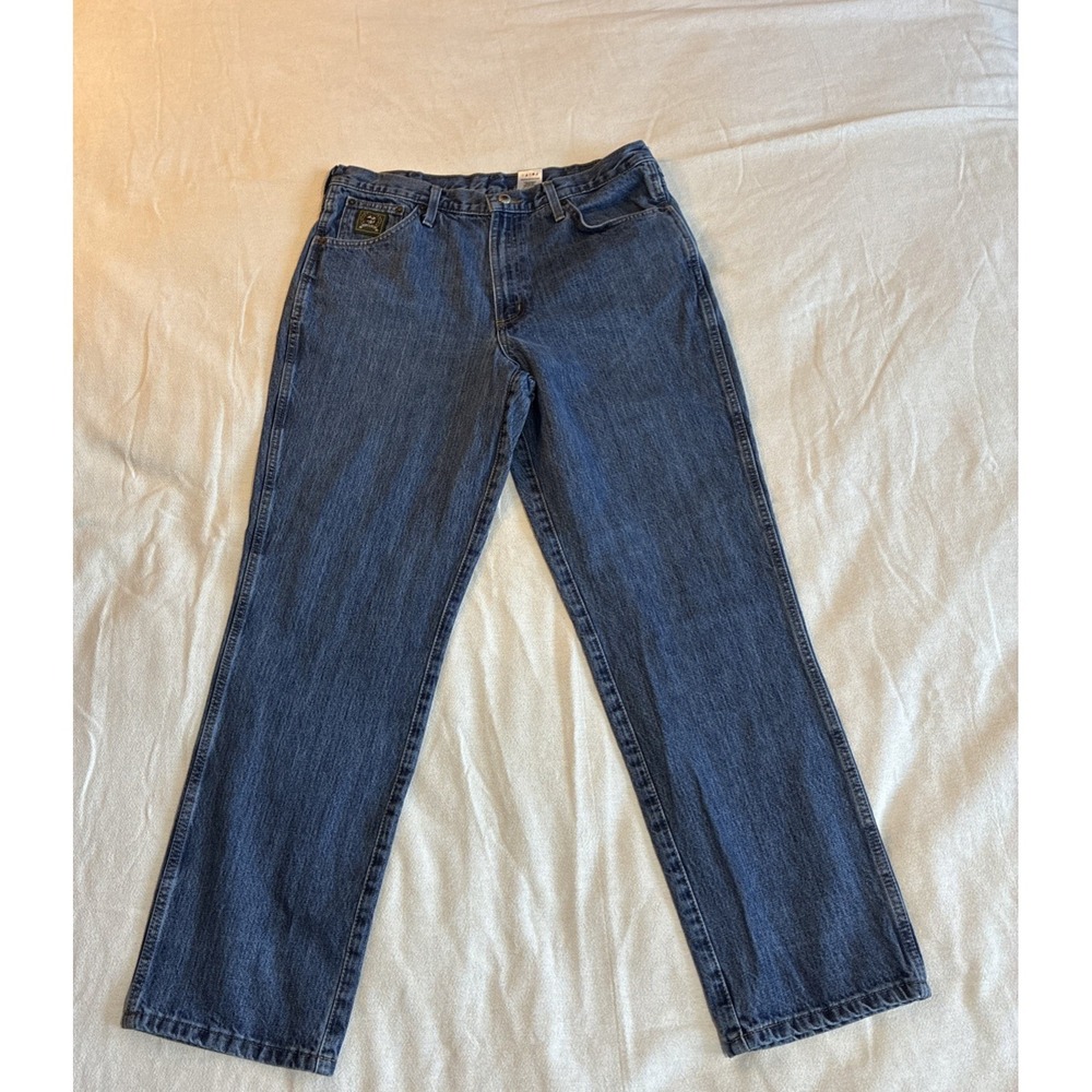 Cinch Men's Jeans 35 X 32‎ Blue Relaxed Fit Mid-rise Western Wear Rodeo Durable